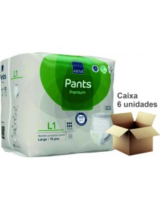 Fralda cueca Abena Pants Premium L1 - Caixa de 6 embalagens